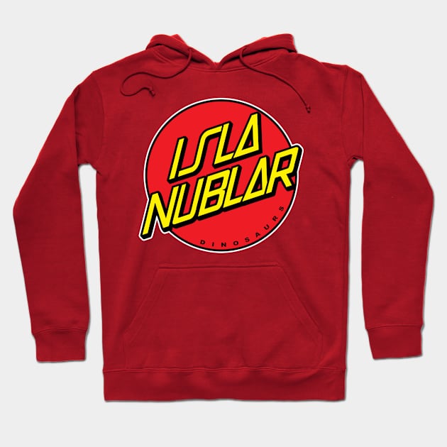 Isla Nublar Dinosaurs Hoodie by ClayGrahamArt